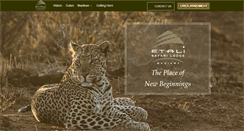 Desktop Screenshot of etalisafari.co.za