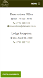 Mobile Screenshot of etalisafari.co.za