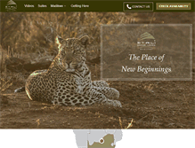 Tablet Screenshot of etalisafari.co.za